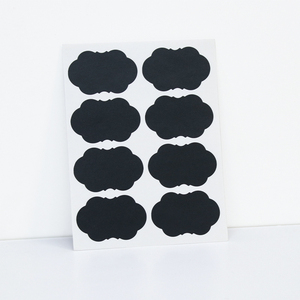 Miếng Dán Nhãn Bảng Đen Lọ Hoặc Hộp Nhỏ Dán Nhãn Mờ Vinyl PVC Chống Nước Tự Dán Lại Vị Trí Có Thể Tháo Rời - Product Image 3