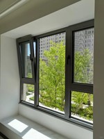 Fenêtres battantes Solink en alliage d'aluminium, double vitrage trempé/fumé, insonorisées, certifiées Energy Star, design moderne, pour appartement individuel