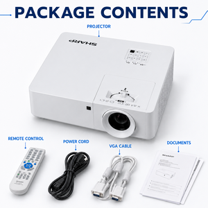 Proyector Láser Sharp XG TK456ZA <span class=keywords><strong>de</strong></span> 6000 Lúmenes y 1080P con Soporte 4K para Salas <span class=keywords><strong>de</strong></span> Juego y Cine en Casa - Product Image 5