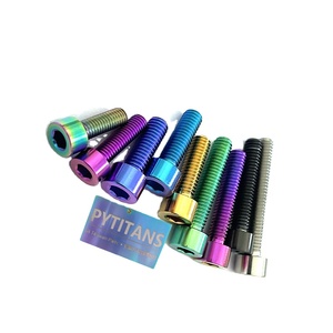 Nhà Máy Bán Hàng Trực Tiếp Gr5 Titan Bu Lông M6 Bu Lông Vít Mtb Đường Xe Đạp Allen Key Vuông Đầu Vít Bằng Pytitans - Product Image 1