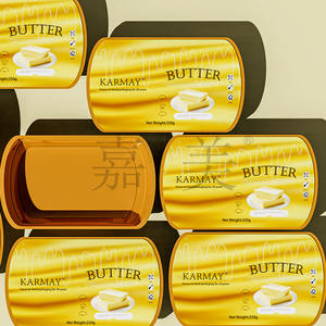 Frozend Food Grade PP 250G Yellow Iml Butter Caja de almacenamiento con tapa Contenedor de sebo de res - Product Image 4