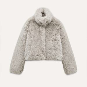 Abrigo de Invierno Personalizado para Mujer, Chaqueta con Cuello Vuelto, Mangas Largas, Forro Transpirable, Patrón Bordado - Product Image 2
