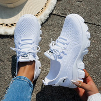 Nouvelles baskets pour femmes KJ 2027, légères, respirantes, en tissu hautement élastique, avec amorti, tendance sportive, pour les trajets quotidiens