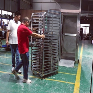 Đôi Khay Duy Nhất Xe Đẩy Nhanh Chóng Đóng Băng Tủ Lạnh 304 Thép Không Gỉ <span class=keywords><strong>Fan</strong></span> Làm Mát Kỹ Thuật Số Điều Khiển Nhiệt Độ Cho Hải Sản - Product Image 3