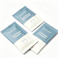Bolsas de Papel Kraft con Sellado Térmico de Tres Lados, Bolsas de Embalaje Mini Ecológicas con Logotipo Personalizado para Café, Empaque Individual