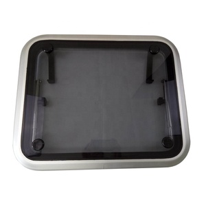 Claraboya Rectangular Personalizada <span class=keywords><strong>para</strong></span> Barcos, Autocaravanas, Escotilla <span class=keywords><strong>de</strong></span> Escape, Ventana <span class=keywords><strong>de</strong></span> Aluminio con Vidrio Templado, Cubierta <span class=keywords><strong>de</strong></span> Escotilla <span class=keywords><strong>para</strong></span> Yates y Autocaravanas - Product Image 4