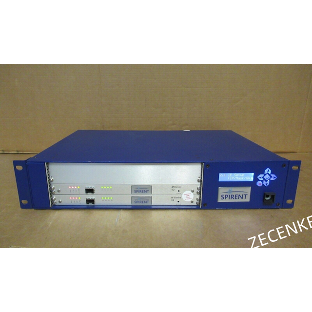 Spirent CKL-2U Ethernet Network Emulator Chassis With 2x M Series V2 Modules Used