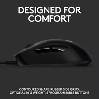Mouse para Juegos Ligero G403 Hero, Cable Trenzado con Luces RGB Lightsync, 25600 DPI, USB Óptico, para Diestros, 5 Botones
