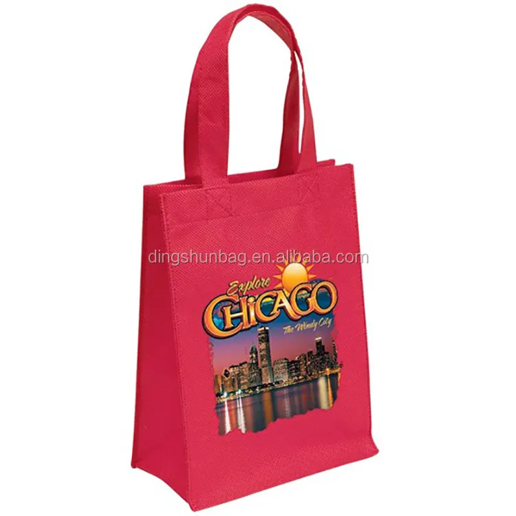 Custom made easy to carry promotional reusable eco-friendly foldable non woven shopping bag for sale