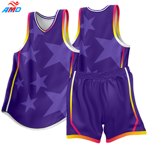 Desain Kustom OEM Celana Pendek Basket Pria, Jersey Polos untuk Dicetak, Set Seragam Basket Reversibel untuk Pria - Product Image 2