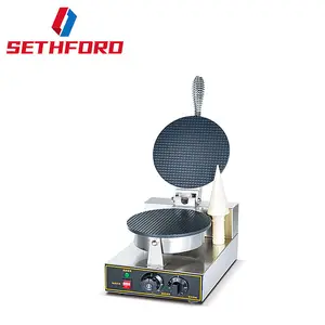 Hot sale Commercial Non-stick Surface Cone Baker for Ice Cream Single Head Waffle Cone Making Machine