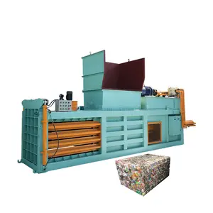 Thủy lực hiệu quả cao phế liệu kim loại Baler chất thải giấy baling máy nhựa quần áo rác Chai PET baling Máy ép