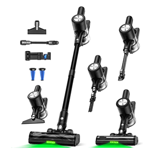Aspirateurs pour la maison et l'hôtel, rechargeables, batterie 2500 mAh, anti-emmêlement, chargement <span class=keywords><strong>mural</strong></span>, surface sèche, filtre HEPA, poils d'animaux - Product Image 1