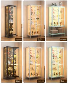 מחיר המפעל זכוכית ארון דלוקס ארון צעצוע מגירת הוביל תצוגה אורות זכוכית תצוגה - Product Image 4