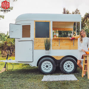 Penjualan Laris Trailer Restoran Cepat Makanan Truk Hot Dog Keranjang Es Krim Truk Salon Kereta Kopi Trailer Kuda - Product Image 4