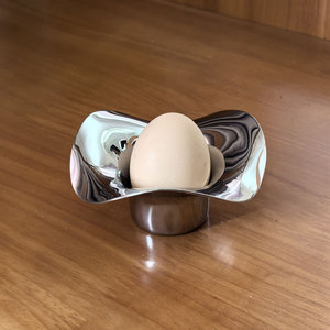 Bloom Botanica tè luce portacandele Set in acciaio inox 304 lucido a specchio argentato - Product Image 2