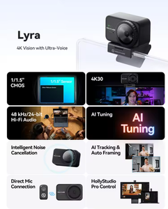 Cámara Web Hollyland Lyra 4K UHD con Sensor CMOS, Imágenes 4K, Video de 50MP, para Reuniones, Capacitación, Grabación de Video, Transmisión en Vivo - Product Image 2