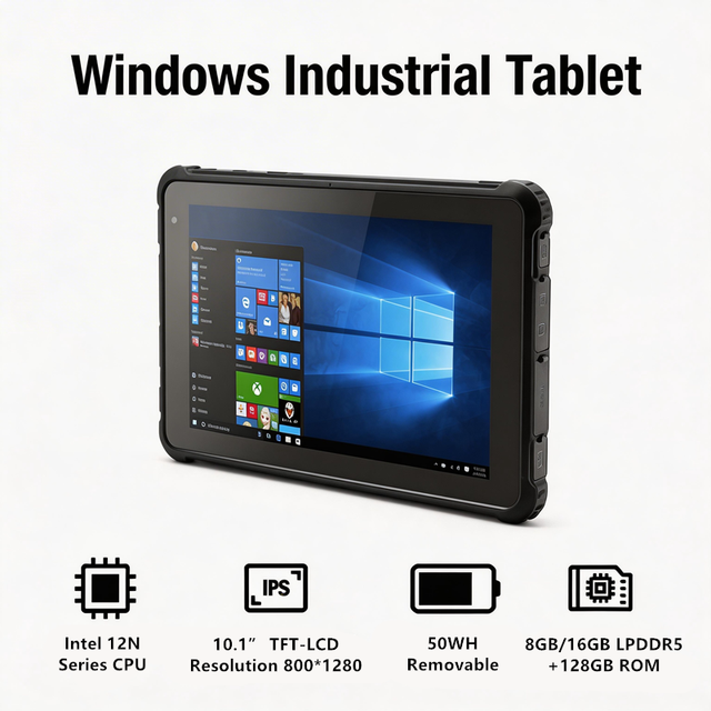 New Robust Customized Ultra Rugged Tablet PC with 10.1 Inch Screen Windows 10/11 OS Wi-Fi for Industrial Outdoor Use