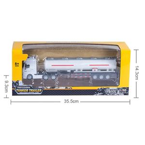1/50 scala di metallo giocattolo camion di trasporto vero e proprio giocattolo pressofusa olio modello di simulazione lega olio camion per bambini adulti - Product Image 4