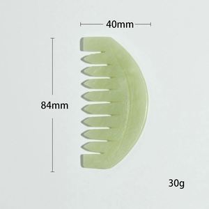 Peine de Masaje Gua Sha Multifuncional de Jade de Alta Calidad con Grabado Láser para Regalo Promocional Creativo - Product Image 2