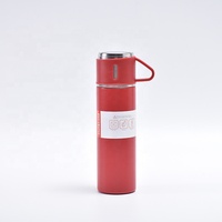 Set Botol Air Vakum Isolasi Stainless Steel 750ml/500ml dengan Kotak Hadiah - Portabel untuk Perjalanan Luar Ruangan, Hadiah Bisnis