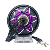 New QS Motor 12 Inch 260 5000W Interplanetary Cover V4 72V 100-120KPH High Speed Racing Electric Motorcycle Wheel Hub Motor