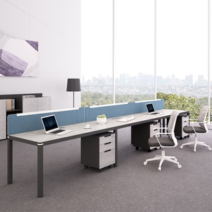 <b>Office</b> Desks Ceo Furniture Wooden Luxury <b>Office</b> Desk Modern Executive 4 Way Workstation - Product Image 2
