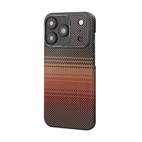 Étui de téléphone en fibre d'aramide véritable de luxe compatible avec la charge sans fil magnétique pour iPhone 16 15 14 13 Pro Max, coque ultra-fine