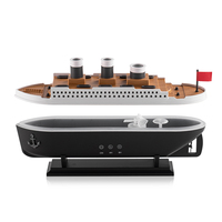 Diffuseur d'arômes intelligent pour bateau, humidificateur à ultrasons en forme de méduse avec télécommande, veilleuse LED pour la maison, la chambre à coucher, le bureau