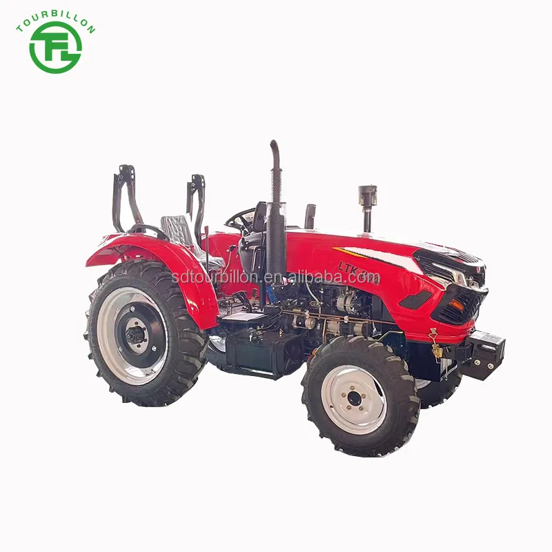 4x4 ruedas 4wd 70HP Mini tractores agrícolas pequeño 4x4 50hp retroexcavadora tractor forma China proveedor