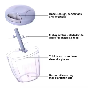 יד גדול ועמיד מזון לתינוקות chopper יד גדול ועמיד התינוק שום masy כלי ירקות פירות - Product Image 2