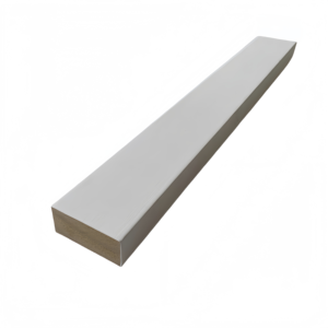 Wood Radiata Pine Finger Joint Primed Board Traditional Design S4S Wood Trim Baseboard for Hotels - Product Image 1