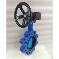Válvula de Mariposa Económica de Acero Inoxidable Tipo Lug PN10/PN16 Estándar ANSE DIN BS DN100 DN150 con Sello de Goma/PTFE para Tratamiento de Agua