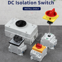 Interrupteur de déconnexion solaire HABOO PV DC1200V 32A 4P, isolateur étanche IP66 pour système photovoltaïque avec connecteurs MC4
