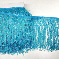 Offre Spéciale 20cm crypté épaissi Nylon gland Sequin Chainette franges lacets garniture brillant gland frange garniture