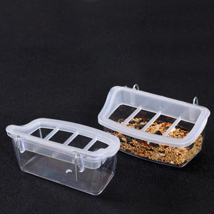 Comedero para Pájaros de Plástico Ligero y Duradero, sin Desorden, Tazón Colgante para Semillas/Agua, Accesorio para Jaula, Caja de Alimentación Automática para Periquitos - Product Image 1