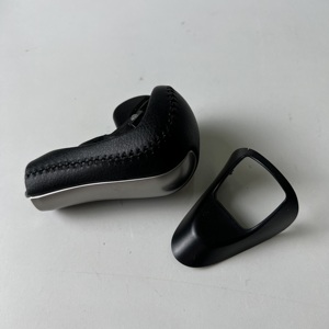 for Honda Accord <b>Gear</b> Shift <b>Knob</b> Leather Carbon Fiber Texture 2010-2012 Automatic Transmission - Product Image 2