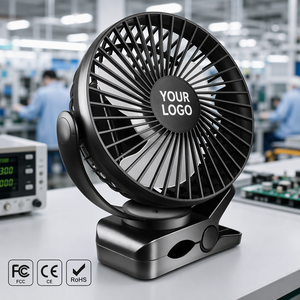 Ventilador Portátil con Clip y Batería de 5000mAh, 360° °   Ventilador Personal Recargable USB con Rotación para Cochecito de Bebé, Camping y Gimnasio - Product Image 6