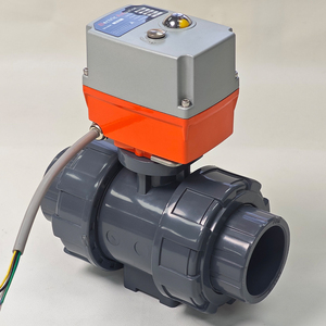 วาล์วบอลพีวีซีไฟฟ้าสำหรับควบคุมน้ำ  OEM ปรับแต่งได้ - Product Image 1