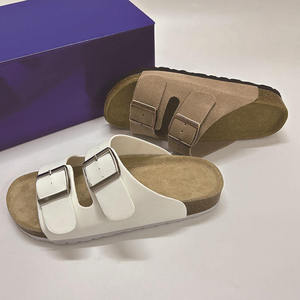 Oem para <span class=keywords><strong>Arizona</strong></span> <span class=keywords><strong>Eva</strong></span> para zapatillas Base de corcho cuero de vaca suelas superiores antideslizantes moda cómoda estándar Birkenstocks primavera - Product Image 2
