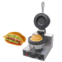 Machine à hamburgers UFO en acier inoxydable commercial, revêtement antiadhésif, machines à en-cas de rue, hamburgers UFO commerciaux en vente