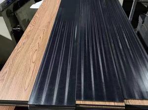 Planche de vinyle de luxe Carrelage imperméable <span class=keywords><strong>PVC</strong></span> collé LVP Design moderne antidérapant Installation auto-adhésive Texture unie - Product Image 6