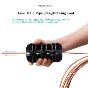 Herramienta manual para enderezar tubos de cobre, alineador de tubos adecuado para tubos de cobre, aluminio, hierro y acero inoxidable - Product Image 2