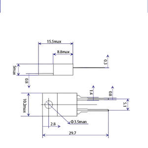Interruptor de Control de Temperatura Pinch KSD-01F 70C Normalmente Cerrado para Dispositivos de Calefacción - Product Image 2