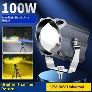 Projecteurs <span class=keywords><strong>LED</strong></span> pour voiture, phares de calandre, phares de camion tout-terrain, lentilles laser, feux de route, feux externes, feux antibrouillard, projecteurs modifiés 100W - Product Image 3