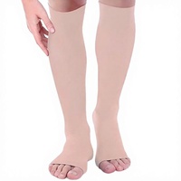 Chaussettes de compression à bout ouvert Doc Miller pour femmes et hommes, 8-15 mmHg, favorisent la circulation, soulagent les périostites tibiales, les varices et favorisent la récupération