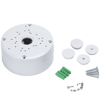 Noir universel étanche CCTV caméra dôme Base profonde boîte de jonction moniteur de Surveillance de sécurité caché câble boîte en plastique