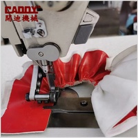 Máquina de coser automática CADDY para arrugado de guantes de boxeo, máquina de coser de pliegues para guantes con accionamiento directo por ordenador para artesanía en cuero