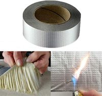 Bande de caoutchouc butyle auto-adhésive imperméable de 1 mm, avec feuille d'aluminium LLPT, pour la réparation des toitures métalliques et l'étanchéité des fuites d'eau