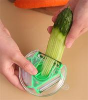 Multifunctionele Roterende 3 In 1 Dunschiller Keuken Shredder Peeling Mes Groentesnijder